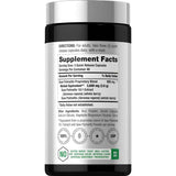 Información del suplemento de Horbaach Saw Palmetto de 120 cápsulas