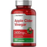 Frasco de suplemento Horbäach Vinagre de Sidra de Manzana 2400 mg 150 cápsulas