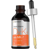 Frasco de suplemento Horbäach Vitamina D3 + K2 líquida 59 m