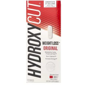 Caja de suplemento Hydroxycut Original 72 cápsulas