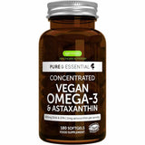 igennus omega 3 vegano con astaxantina, frasco de 180 cápsulas blandas