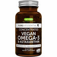 igennus omega 3 vegano con astaxantina, frasco de 60 cápsulas blandas