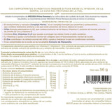 Tabla nutricional del suplemento Imedeen Prime Renewal 120 tabletas