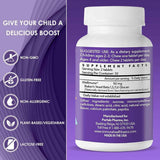 Tabla nutricional del suplemento Immune Health Basics Beta-glucano de levadura 25 mg 60 tabletas