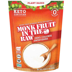 Bolsa de suplemento In The Raw Fruta del Monje Edulcorante en Polvo 1 lb