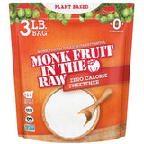 Bolsa de suplemento In The Raw Fruta del Monje Edulcorante en Polvo 3 lbs