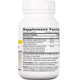 Tabla nutricional del suplemento Integrative Therapeutics Complejo de Berberina 90 cápsulas