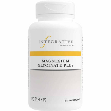 Frasco de Integrative Therapeutics glicinato de magnesio plus 220 mg con 120 tabletas