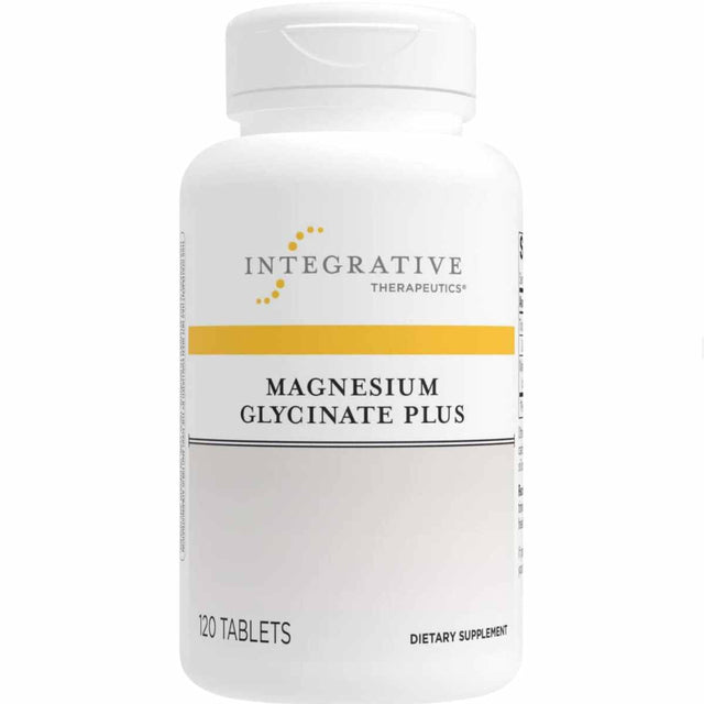 Frasco de Integrative Therapeutics glicinato de magnesio plus 220 mg con 120 tabletas