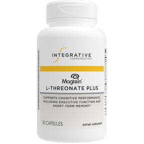 Frasco de Integrative Therapeutics Magtein treonato de magnesio, 90 cápsulas
