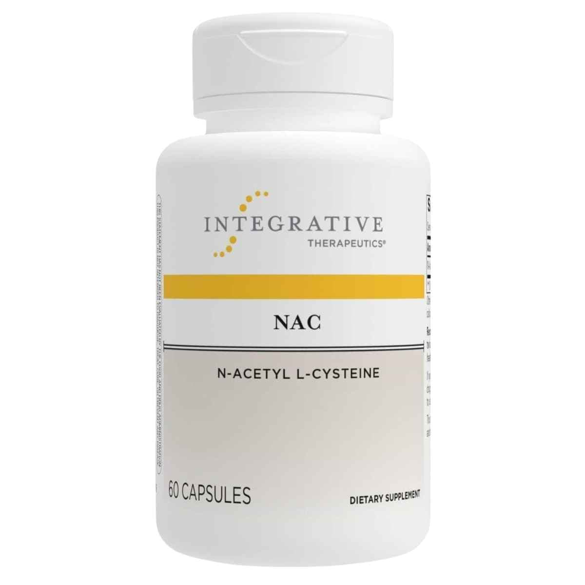 Frasco de Integrative Therapeutics NAC de 600 mg con 60 cápsulas