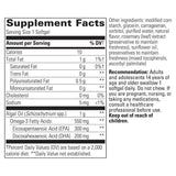 Información del suplemento Integrative Therapeutics Pure Omega Algae 300 mg EPA y 200 mg DHA