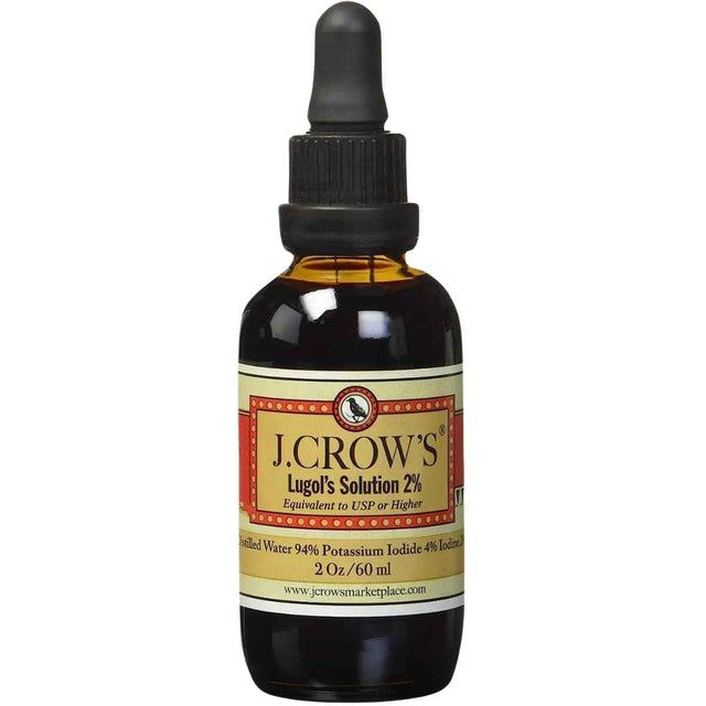Frasco de suplemento J.Crow's - Solución de Lugol 2% (60 ml - Gotas)