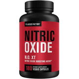 Frasco de suplemento Jacked Factory N.O. XT Óxido Nítrico 180 cápsulas