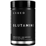 Frasco de suplemento Kaged L-Glutamina 500 g