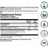 Información del suplemento de KAL taurato de magnesio con vitamina B6, 180 tabletas