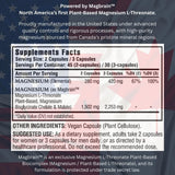 Información del suplemento de Kappa Nutrition Magbrain complejo de magnesio 3 en 1, 90 cápsulas.