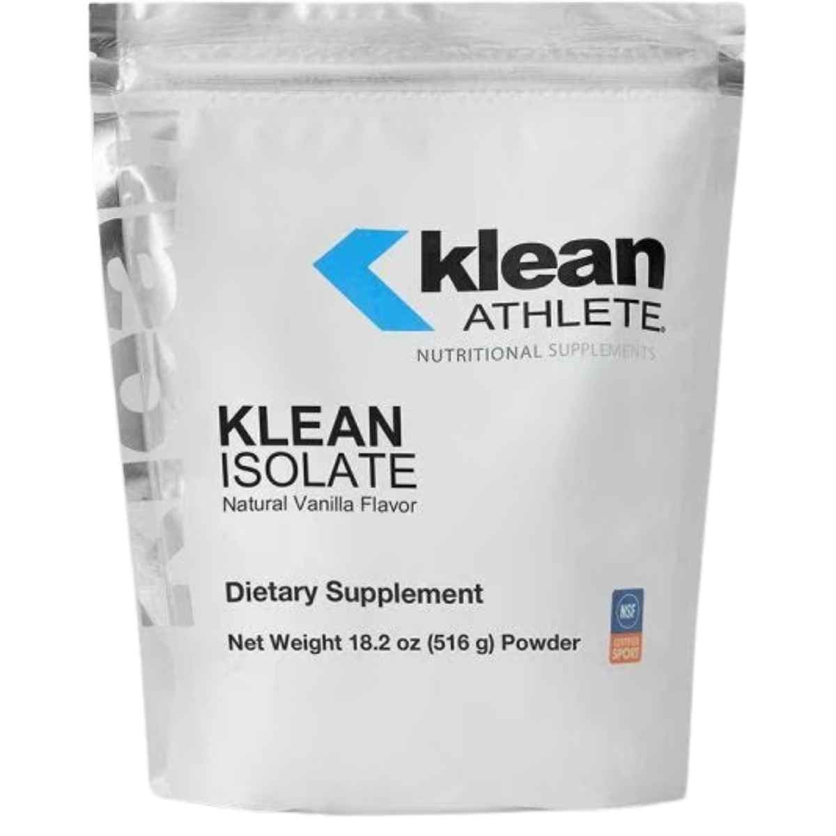 Bolsa de suplemento Klean Athlete Proteína Aislada Vainilla Natural 516 g