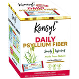 Caja de suplemento Konsyl Daily Psyllium Fiber Natural en 30 sobres de dosis única