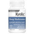 Frasco de suplemento Kyolic Sleep Mushrooms+ 30 cápsulas vegetales