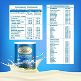 Tabla nutricional del suplemento Lebasi Lactosuero Suizo 500 g en Polvo
