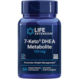 Frasco de suplemento Life Extension 7-Keto DHEA 100 mg 60 cápsulas
