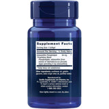 Tabla nutricional del suplemento Life Extension Astaxantina con Fosfolípidos 30 Cápsulas Blandas