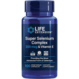 Frasco de suplemento Life Extension Complejo de Super Selenio 100 cápsulas