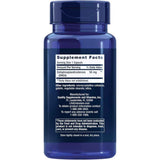 Etiqueta de suplemento de Life Extension DHEA 50 mg con información de porción e ingredientes