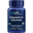 Frasco de suplemento Life Extension Glicinato de Magnesio 90 Cápsulas Vegetarianas