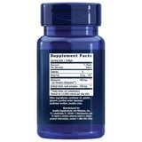 Tabla nutricional del suplemento Life Extension Super Ubiquinol CoQ10 100 mg 60 cápsulas blandas