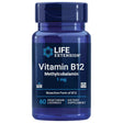 Life Extension vitamina B12 metilcobalamina 1 mg 60 tabletas frontal