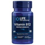 Life Extension vitamina B12 metilcobalamina 1 mg 60 tabletas frontal