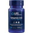 Frasco de suplemento Life Extension Vitamina D3 175 mcg 60 cápsulas blandas