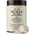 Frasco frontal de LifeCell Muscle con proteína de suero y colágeno, variante Sin sabor