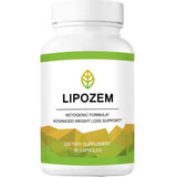 Frasco de suplemento Lipozem Fórmula Cetogénica con BHB 60 Cápsulas