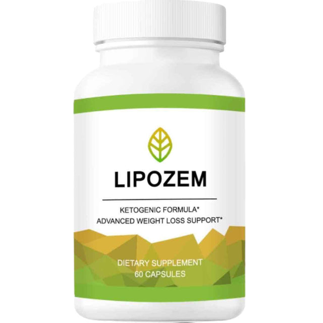 Frasco de suplemento Lipozem Fórmula Cetogénica con BHB 60 Cápsulas