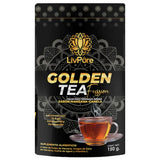 Bolsa frontal de Livenat LivPure Golden Tea Fussion sabor manzana y canela, 150 g