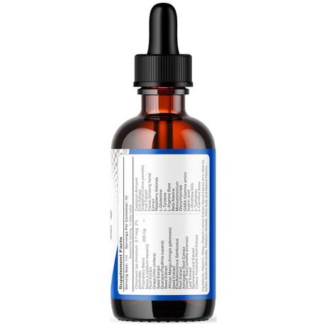Tabla nutricional del suplemento Livorka Glyco Shield PRO 60 ml Gotas