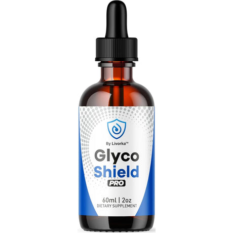 Frasco de suplemento Livorka Glyco Shield PRO 60 ml Gotas