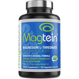 Magceutics Magtein fórmula de magnesio con vitaminas C y D3, frasco de 120 cápsulas