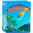 Caja frontal de Magnesol magnesio con zinc, presentación de 33 sobres de 2 g.