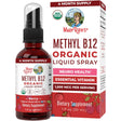 Frasco de suplemento MaryRuth Organics Metil B12 Baya 1500 mcg 30 ml