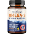 Frasco de suplemento MAV Nutrition Aceite de Pescado Omega-3 Triple Concentración 120 cápsulas blandas
