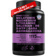 Frasco de suplemento MedChoice Melatonina 5 mg 90 cápsulas
