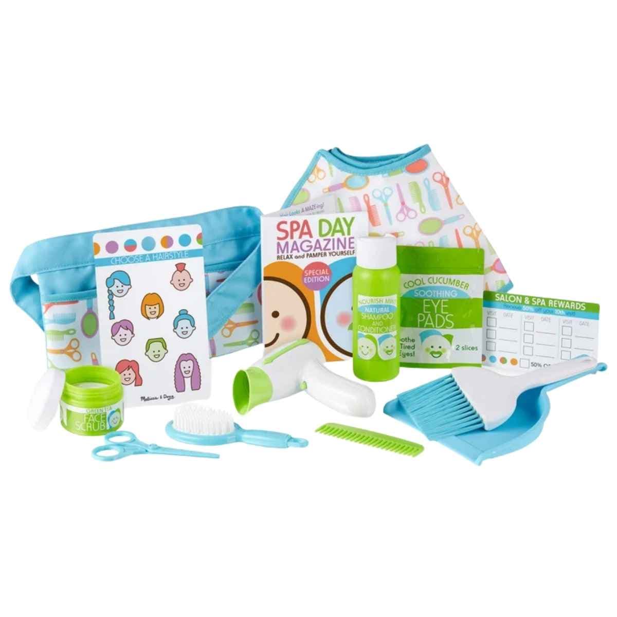 Set Melissa & Doug Love Your Look de salón y spa con accesorios de juego