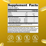 Información del suplemento Metagenics OmegaGenics 3 en 1 aceite de pescado 720 mg EPA DHA 60 cápsulas blandas