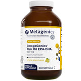 Metagenics OmegaGenics aceite de pescado EPA DHA 500 mg 240 cápsulas blandas frontal