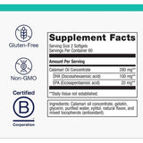 Información del suplemento Metagenics OmegaGenics Kids DHA 100 mg DHA 120 cápsulas blandas