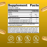 Información del suplemento Metagenics OmegaGenics Neuro aceite de pescado 1000 mg EPA DHA 60 cápsulas blandas